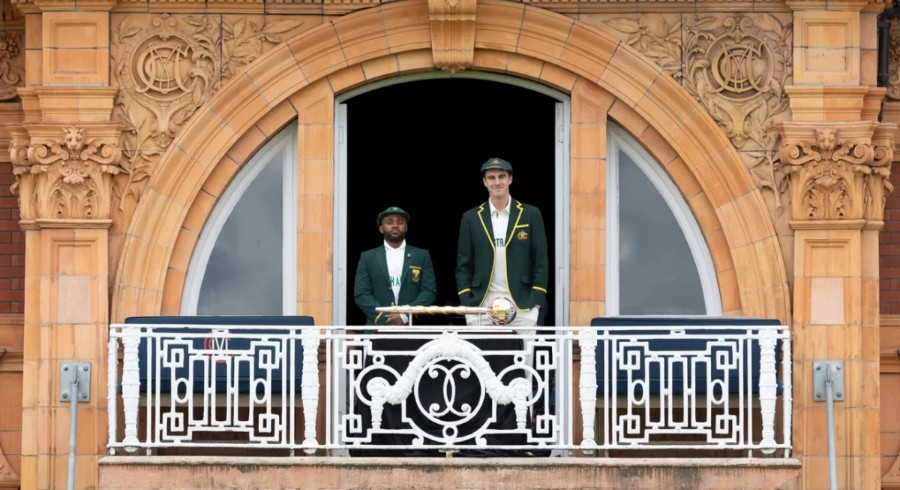 Pat Cummins, Temba Bavuma pose with ICC Test mace ahead of WTC final at Lord’s