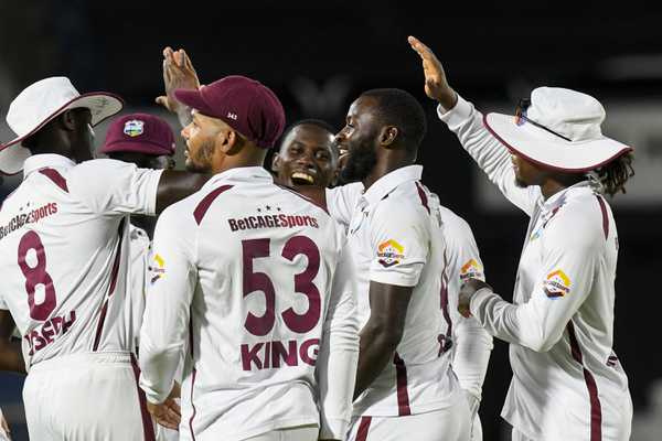 WI bowlers make merry under lights on Day 1 at Sabina Park