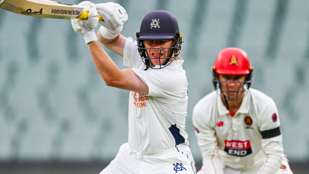 Run out thwarts Harris after Shield half-century