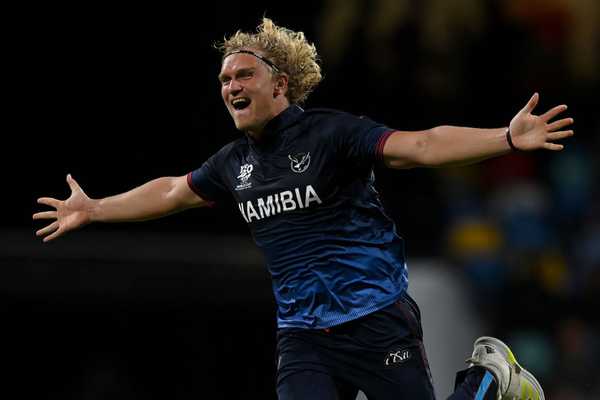 Trumpelmann, Green star as Namibia beat South Africa in last-ball thriller