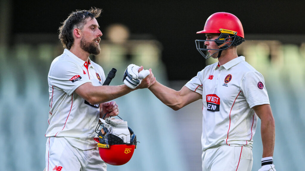 Hunt, Lehmann twin tons make Vics toil on opening day