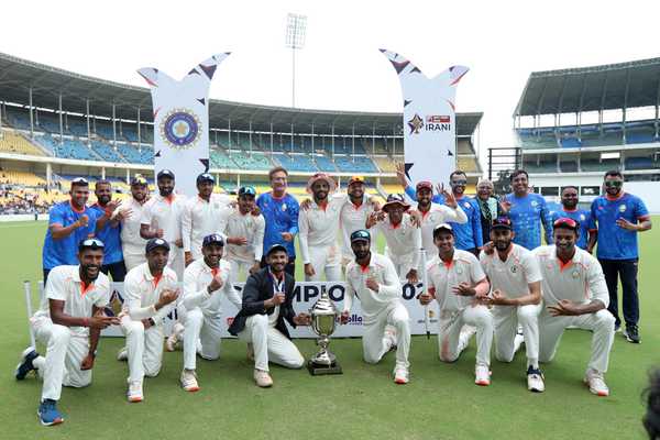 Dhull, Suthar half-centuries in vain as Vidarbha clinch Irani Trophy