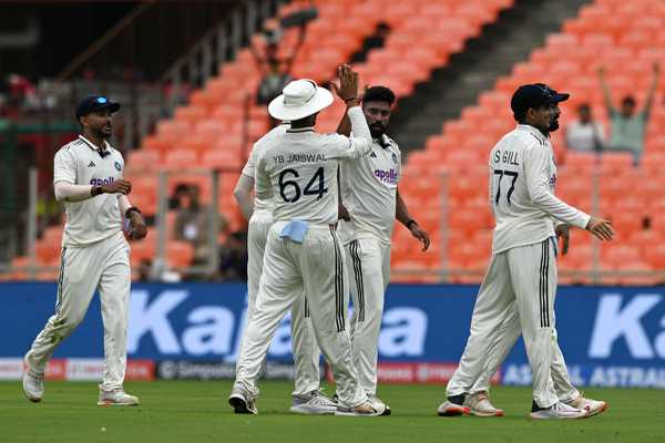 Bowlers, Rahul put India on top in Ahmedabad