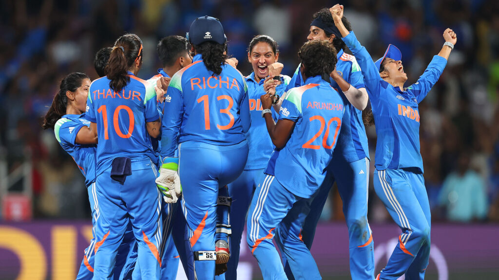 India win first World Cup after Deepti five