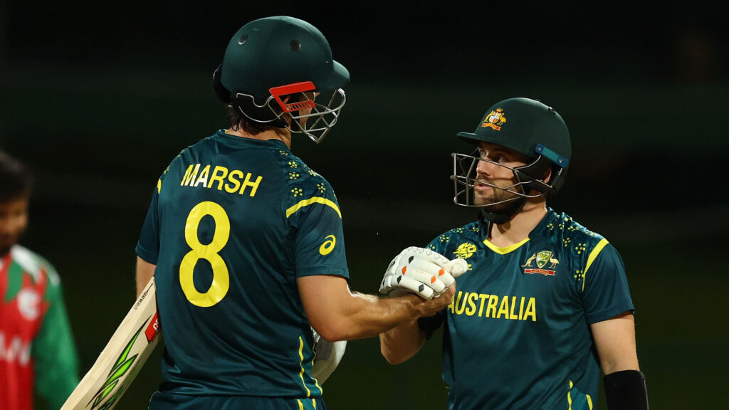 Australia thump Oman to sign off on T20 World Cup