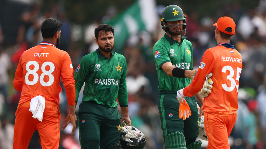 Pakistan survive Dutch scare in T20 World Cup opener