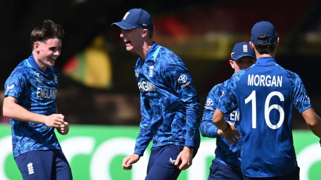 U19 Cricket World Cup: England beat Australia by 27 runs to reach final after Thomas Rew’s century | Cricket News