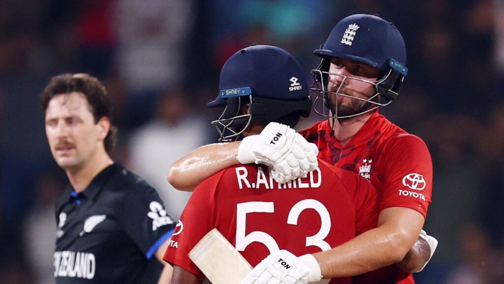 T20 World Cup: England’s Rehan Ahmed fires with bat and ball as Harry Brook’s side beat New Zealand in Super 8s | Cricket News
