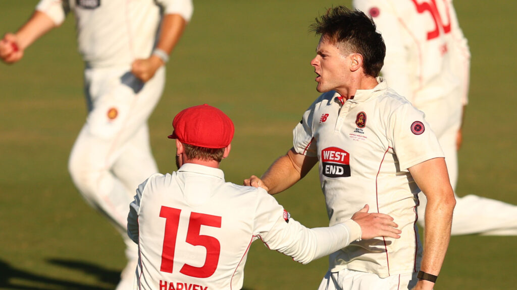 Shield final ‘in the balance’ as SA strike late blows