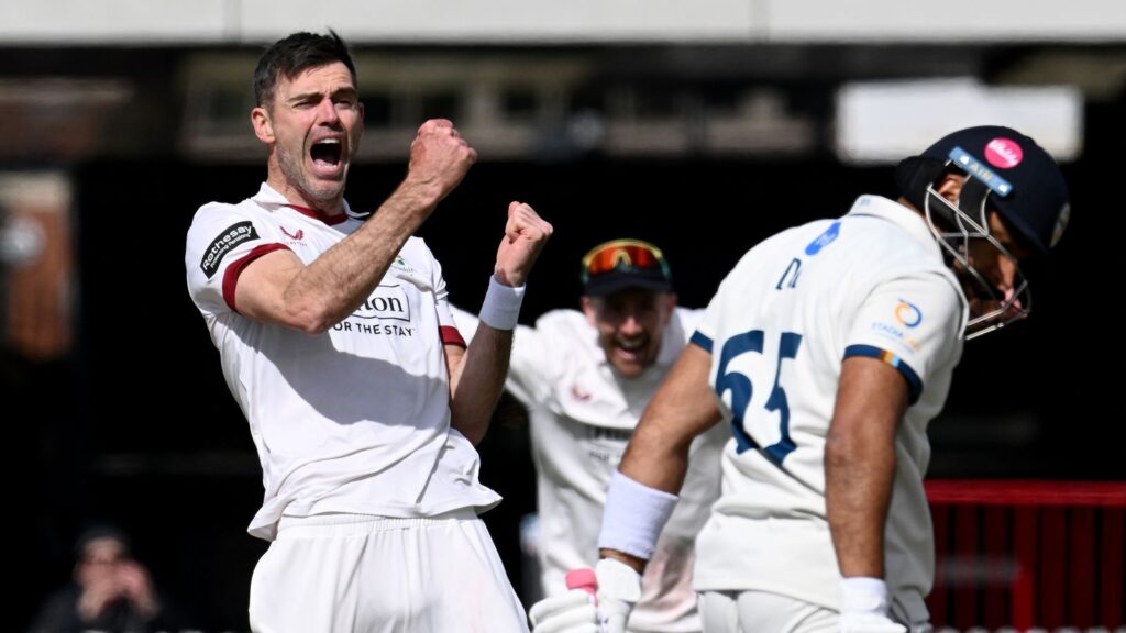 County Championship: Vintage James Anderson display inspires Lancashire victory over Derbyshire | Cricket News