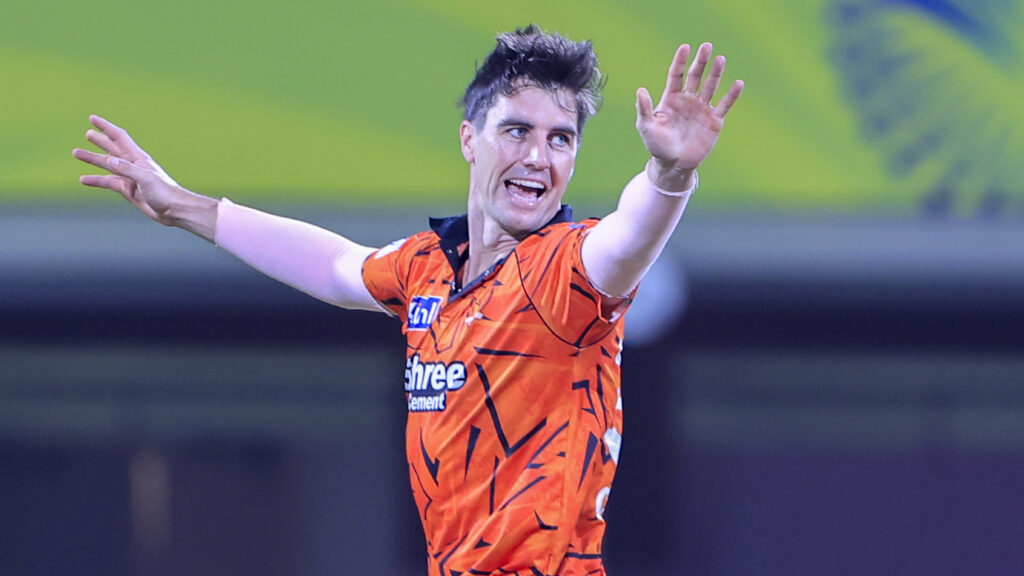 Captain Cummins fires Sunrisers into IPL playoffs