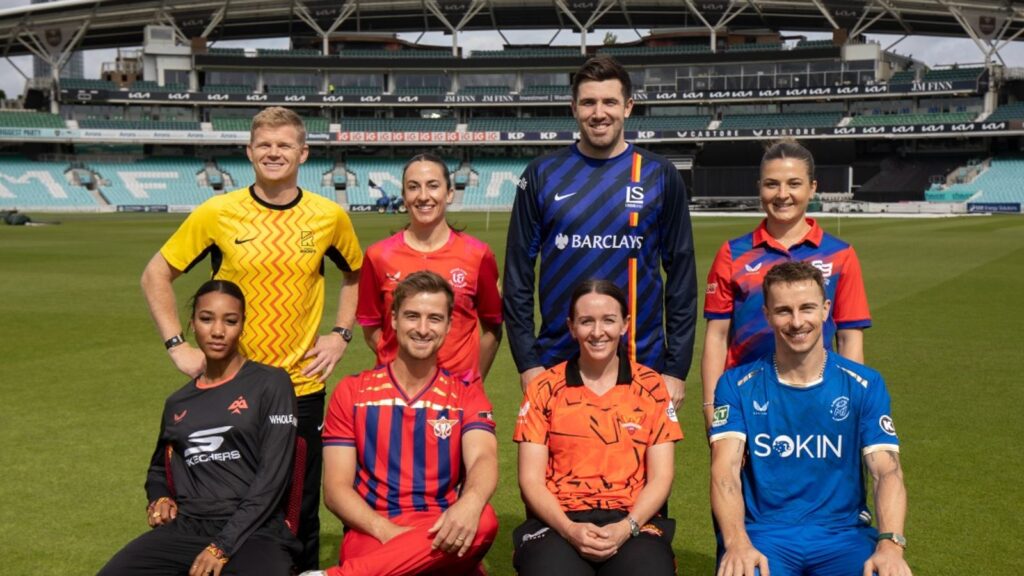 The Hundred: Jamie Overton, Davina Perrin, Tom Curran among Hundred stars launching new trophy and team kits | Cricket News