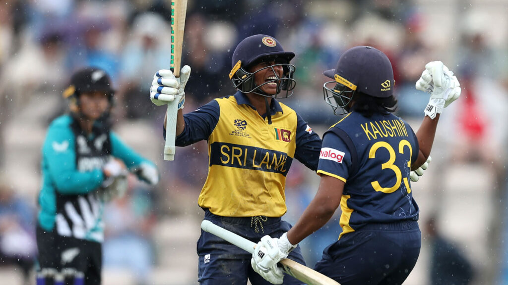 Sri Lanka stun White Ferns to leave World Cup defence in tatters