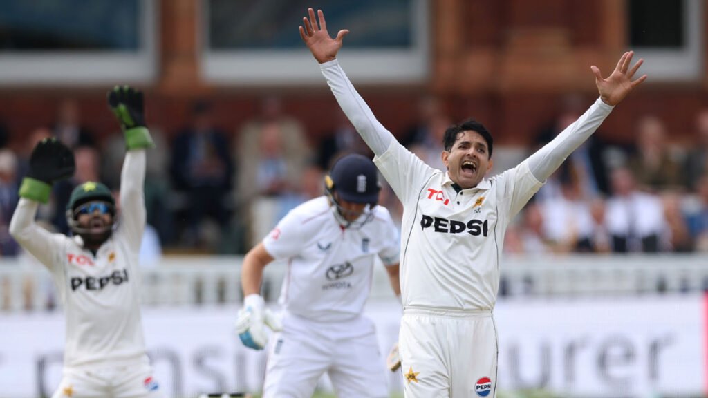 Abbas gives Pakistan edge with four-for against England