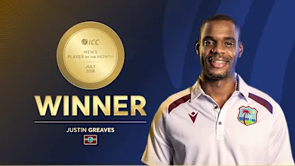 ICC Men’s Player of the Month for July 2026 named