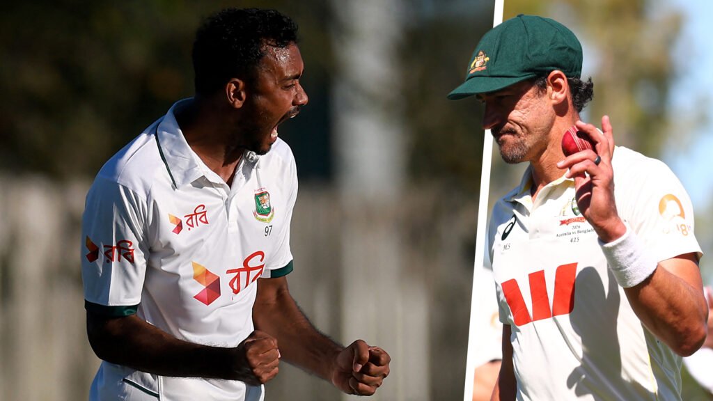 Left-armers Starc, Shoriful dominate wicket-laden day