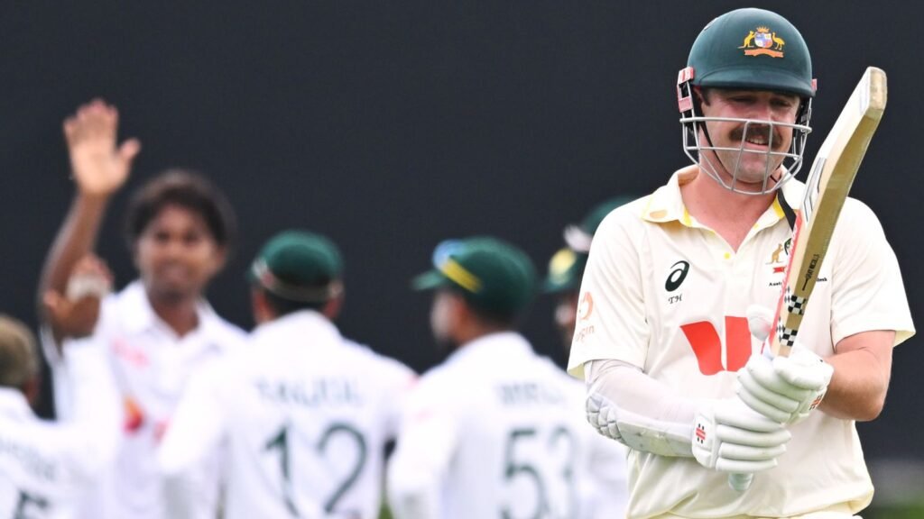 Australia vs Bangladesh: Hosts humbled on first day of Test, skittled for 198 as Hasan Mahmud takes six first-innings wickets | Cricket News
