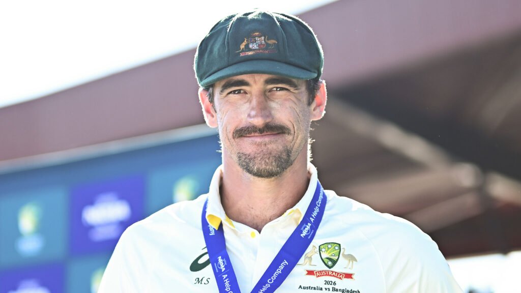 Superstar Starc earns top Test ranking for the first time